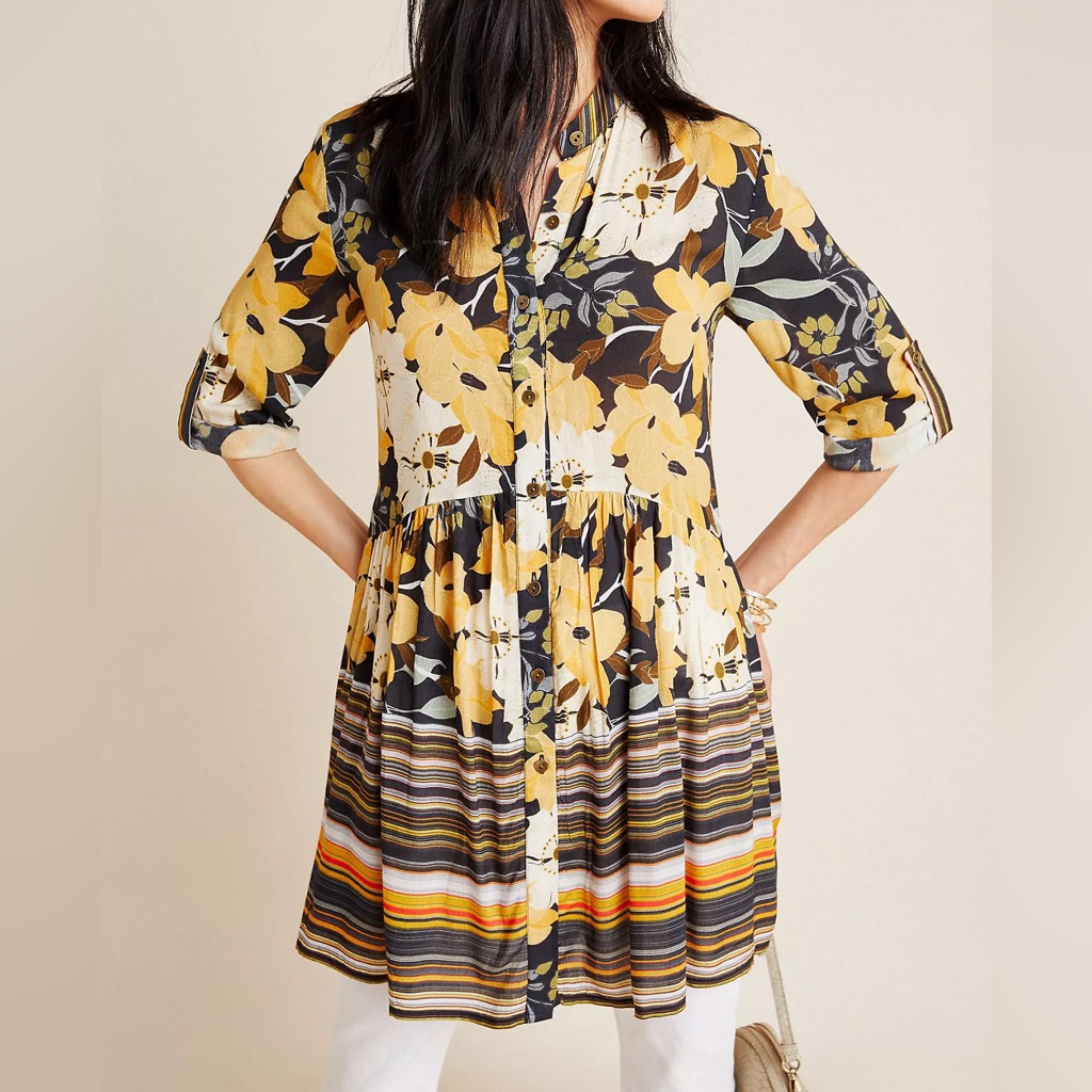 Bl^Nk London Be A Good Girl Mini Button Front Mini Dress Sz: Large
